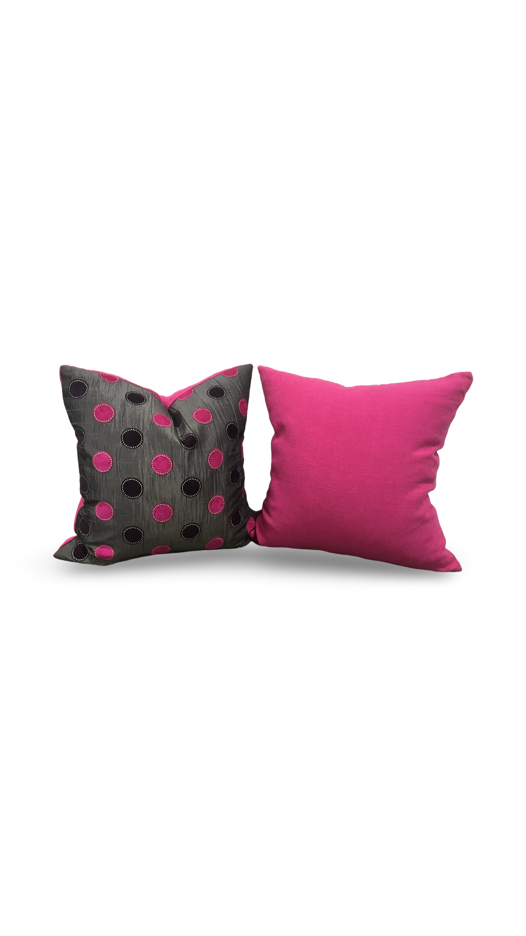 Bolero Pink 20x20" Knife Edge Decorative Pillow