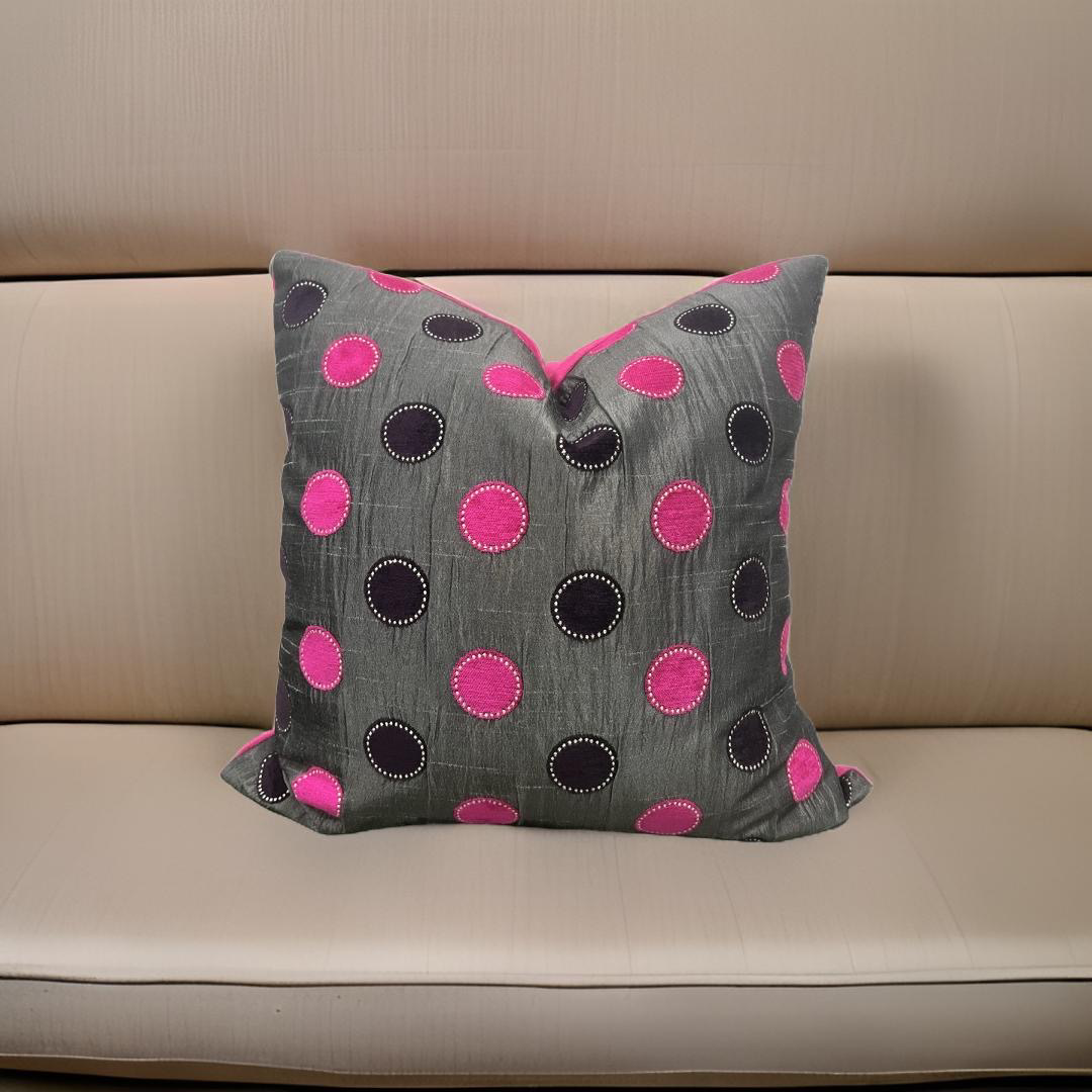 Bolero Pink 20x20" Knife Edge Decorative Pillow