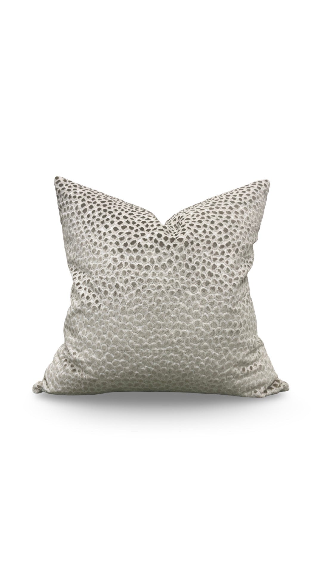 Casal Fabric Decorative Pillow Saseka Taupe 22x22" Knife Edge Cover