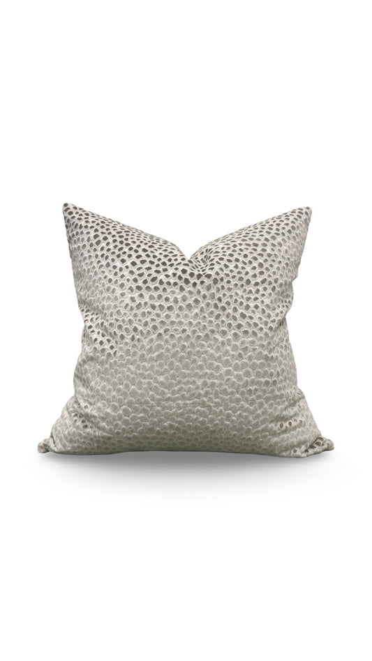 Casal Fabric Decorative Pillow Saseka Taupe 22x22" Knife Edge Cover