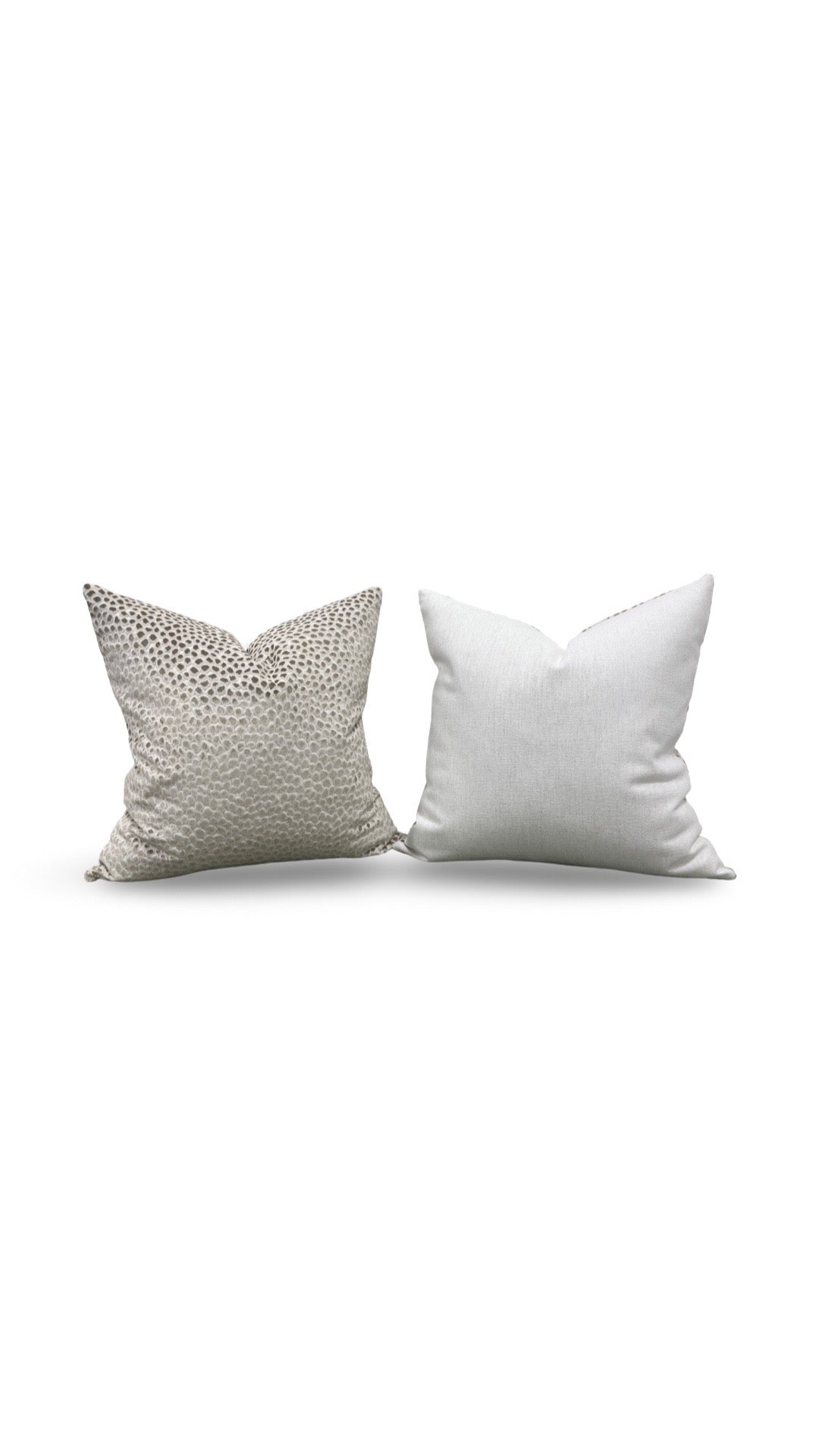 Casal Fabric Decorative Pillow Saseka Taupe 22x22" Knife Edge Cover