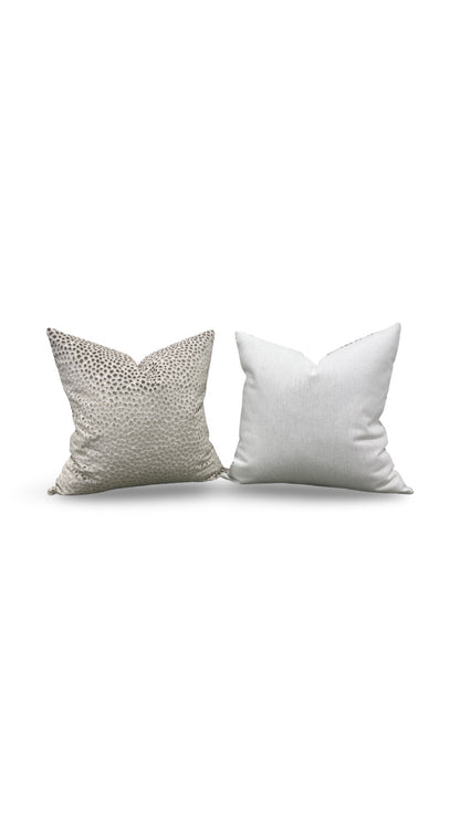 Casal Fabric Decorative Pillow Saseka Taupe 22x22" Knife Edge Cover