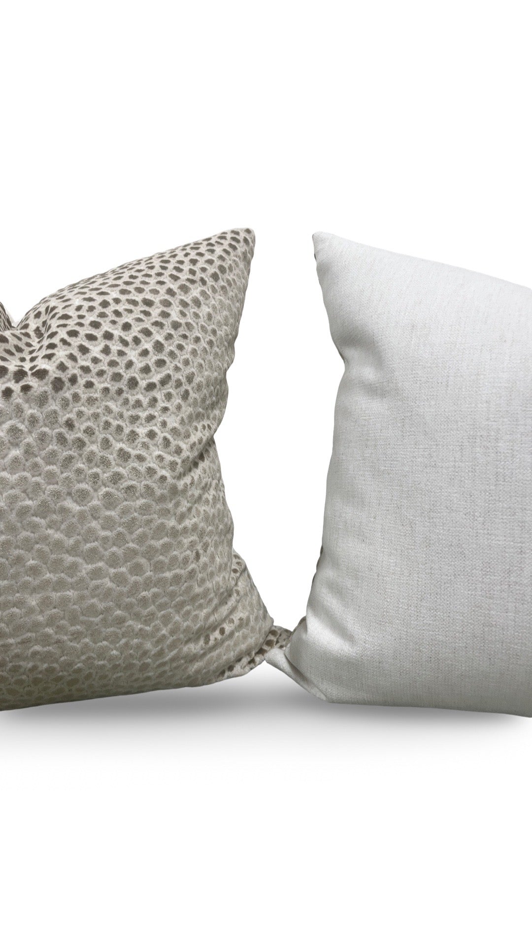 Casal Fabric Decorative Pillow Saseka Taupe 22x22" Knife Edge Cover