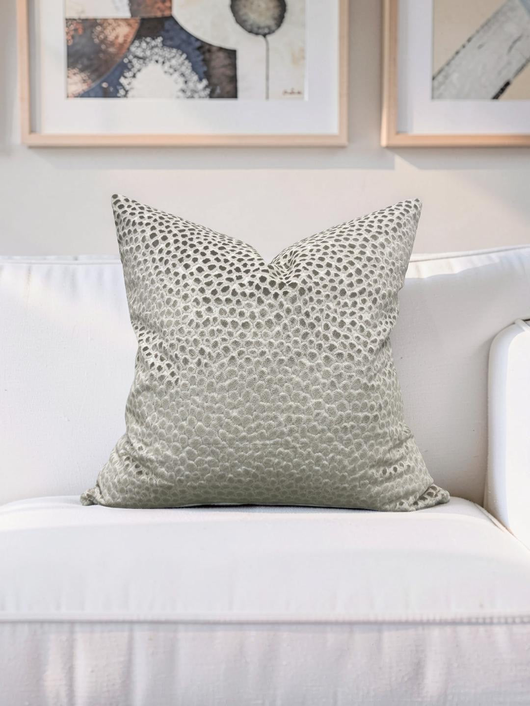 Casal Fabric Decorative Pillow Saseka Taupe 22x22" Knife Edge Cover