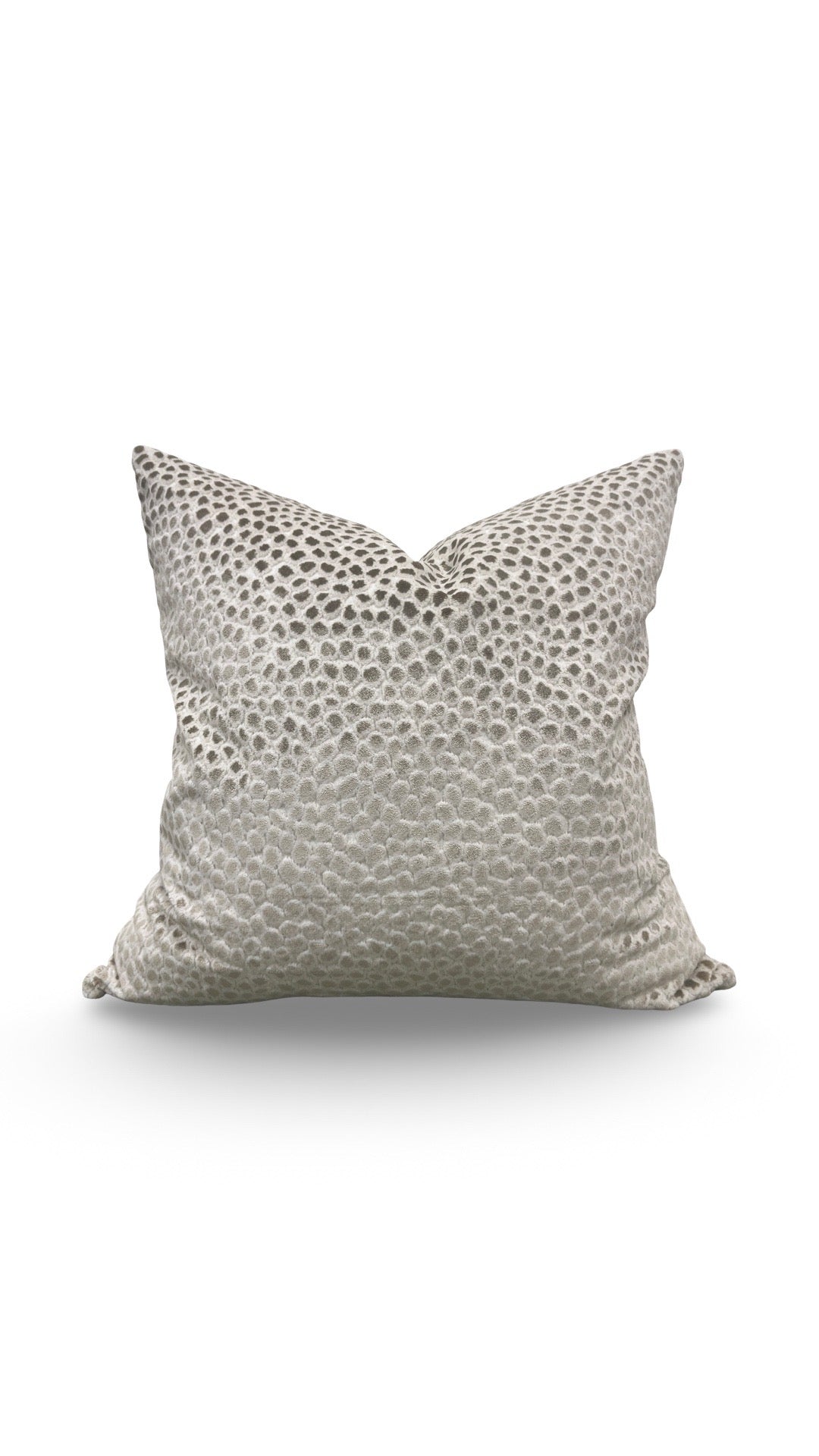 Casal Fabric Decorative Pillow Saseka Taupe 22x22" Knife Edge Cover