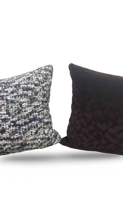Casamance Lumbar Pillow Parmélie Orage - 12x18" Knife Edge Cover