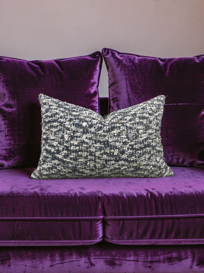 Casamance Lumbar Pillow Parmélie Orage - 12x18" Knife Edge Cover