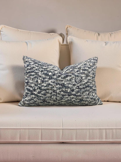 Casamance Lumbar Pillow Parmélie Orage - 12x18" Knife Edge Cover