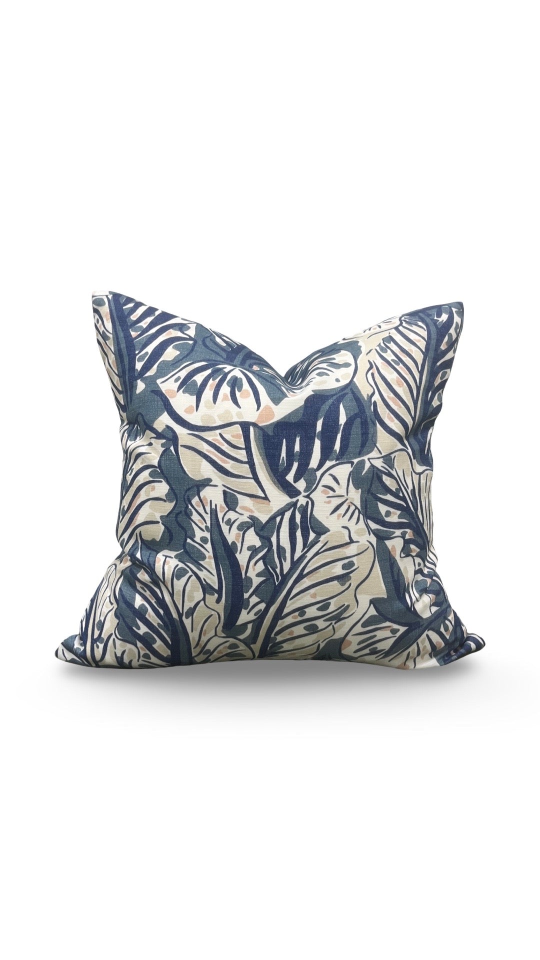 Christopher Farr Cloth Decorative Pillow Mille Feuilles 22x22" Knife Edge Cover