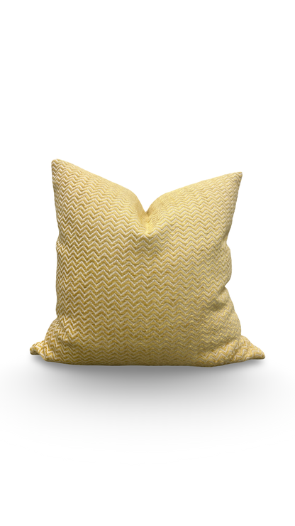 Decorative Pillow Serendipity Yellow 20x20" Knife Edge Cover