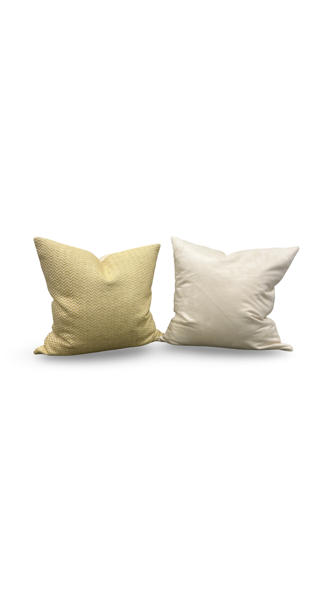 Decorative Pillow Serendipity Yellow 20x20" Knife Edge Cover