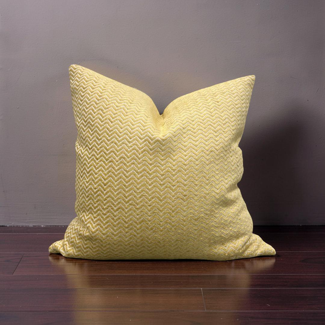 Decorative Pillow Serendipity Yellow 20x20" Knife Edge Cover