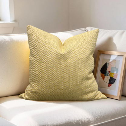 Decorative Pillow Serendipity Yellow 20x20" Knife Edge Cover