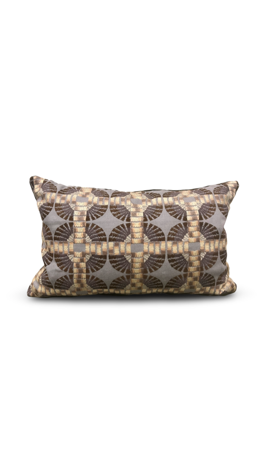Jimbaran Earth 12x18" Knife Edge Decorative Lumbar Pillow