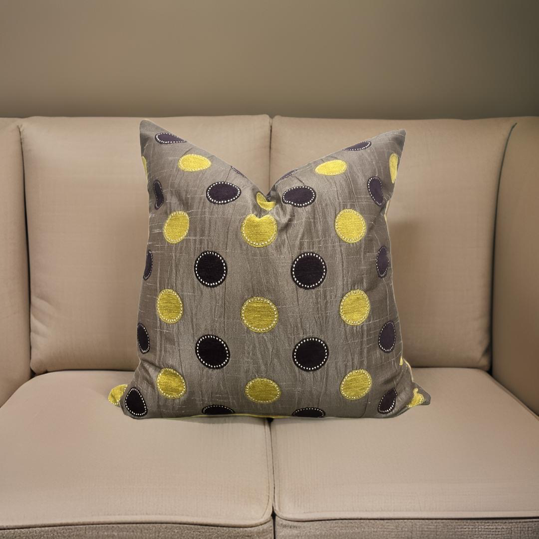 Bolero Plum 20x20" Knife Edge Decorative Pillow