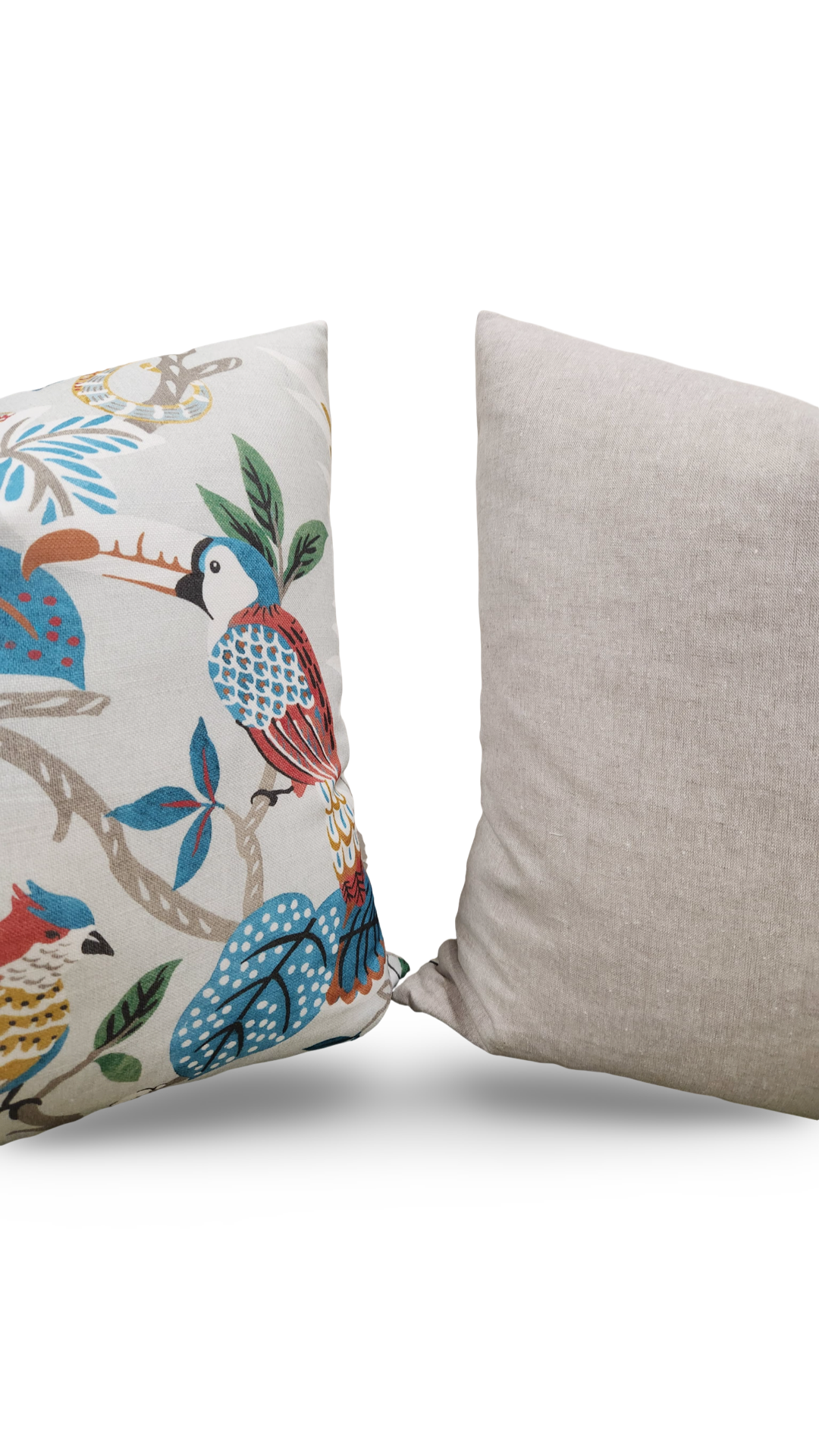 Colorful Decorative Pillow Indira Multi 18x18" Knife Edge Cover
