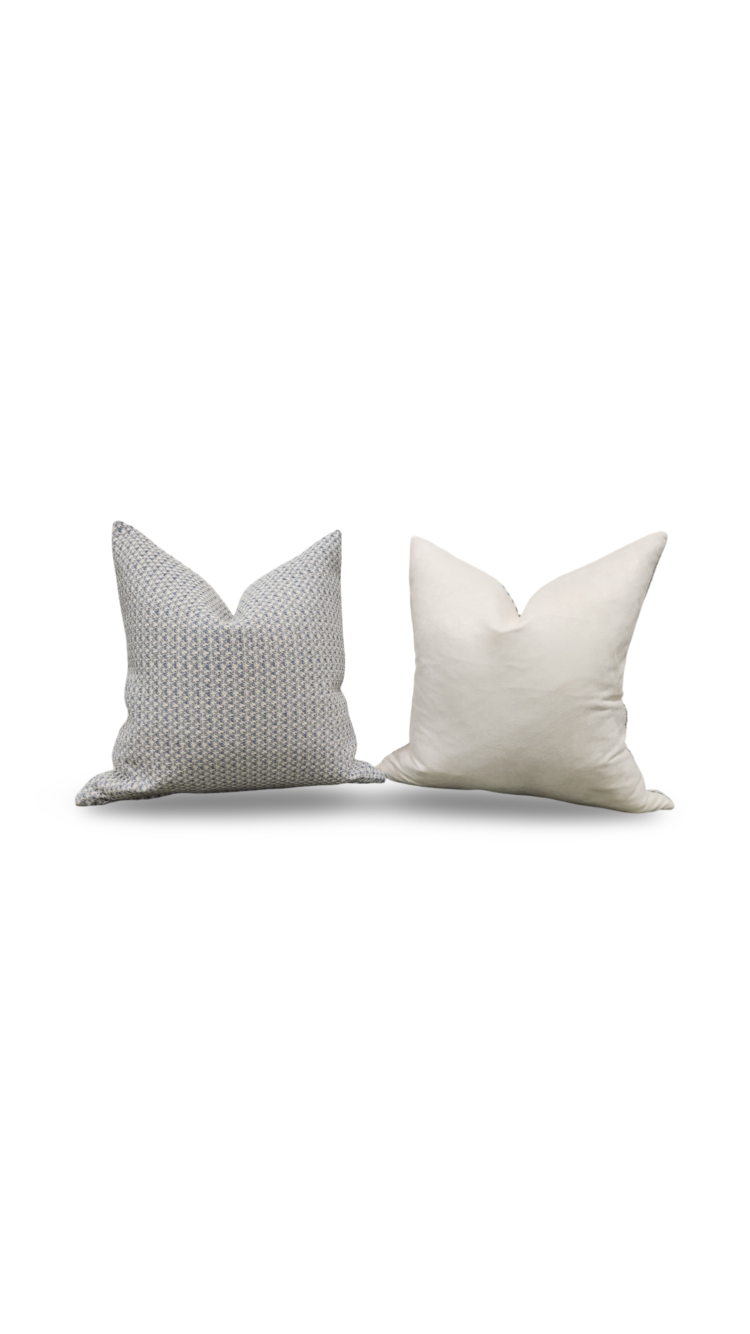 Decorative Pillow Borgo Sky Blue - 20x20" Knife Edge Cover