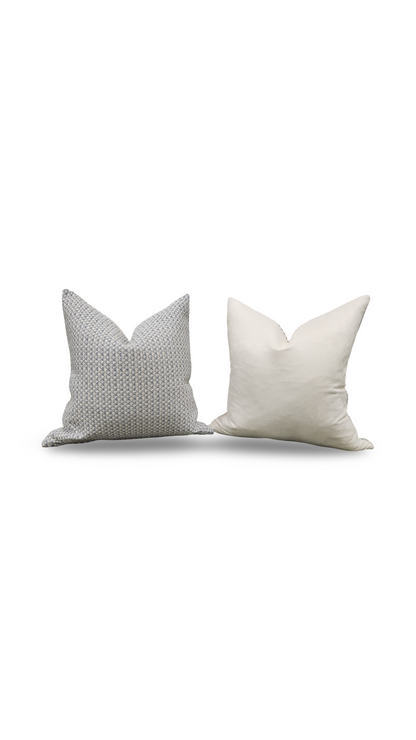 Decorative Pillow Borgo Sky Blue - 20x20" Knife Edge Cover
