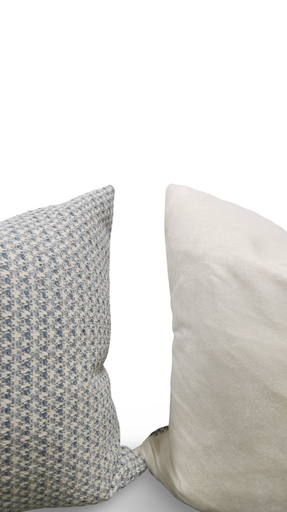 Decorative Pillow Borgo Sky Blue - 20x20" Knife Edge Cover