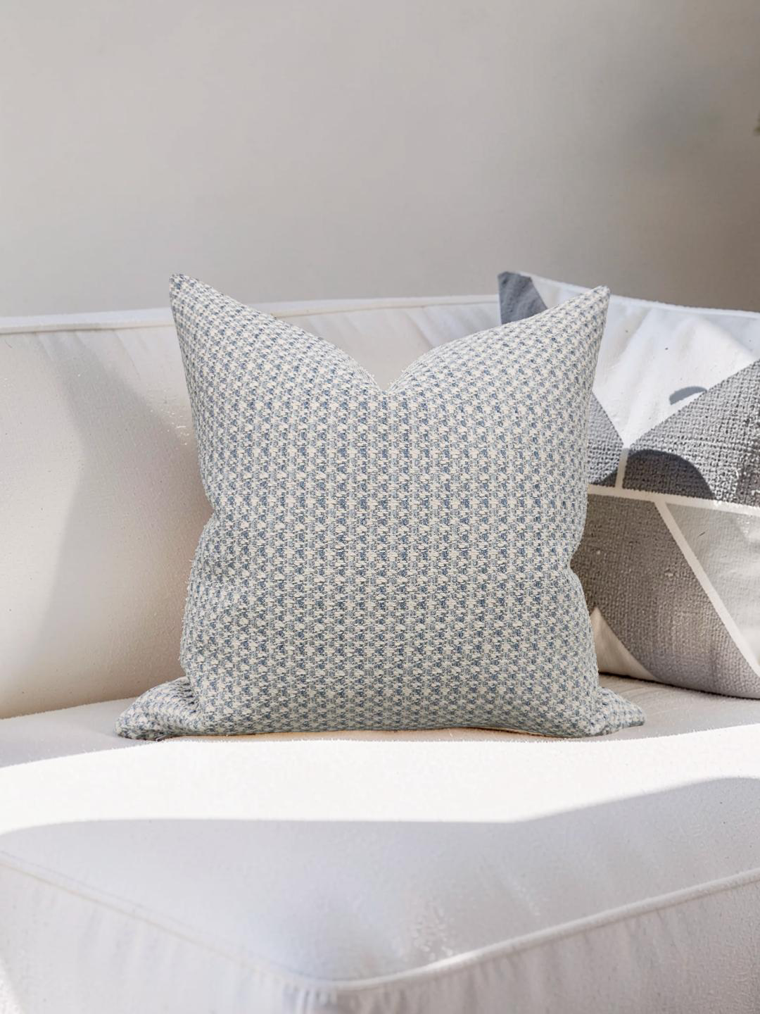 Decorative Pillow Borgo Sky Blue - 20x20" Knife Edge Cover