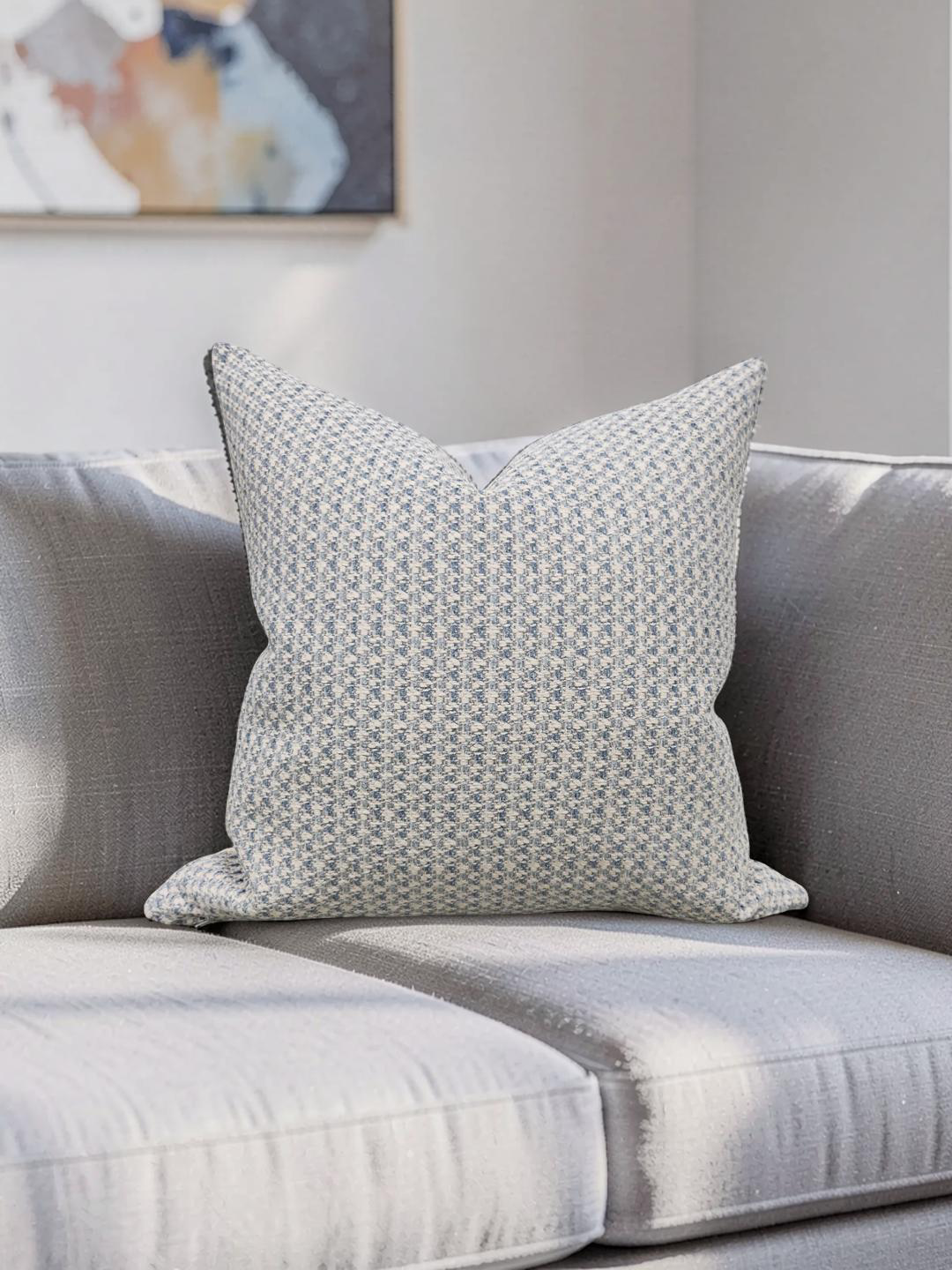 Decorative Pillow Borgo Sky Blue - 20x20" Knife Edge Cover