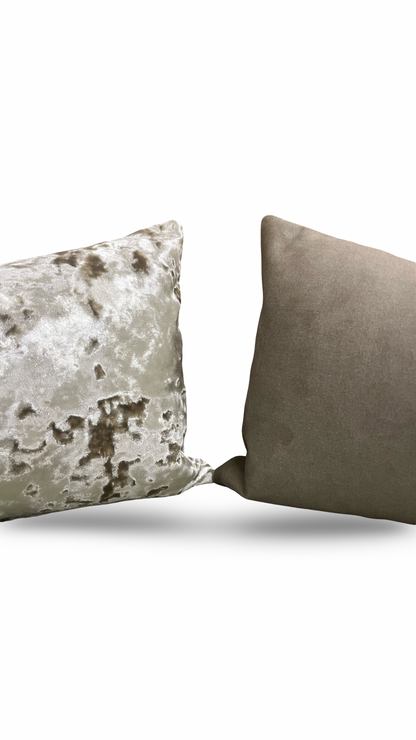 Crushed Velvet Knife Edge 12x18" Lumbar Pillow Cover