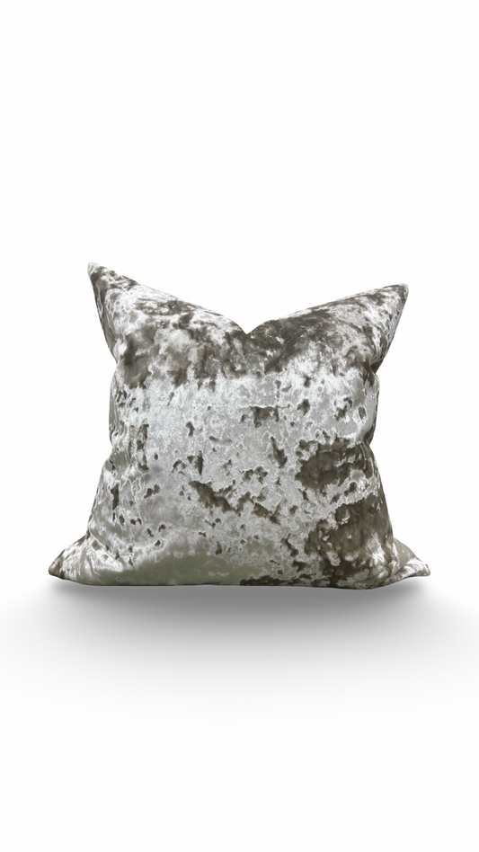 Crushed Velvet Decorative Pillow 24x24" Knife Edge Cover