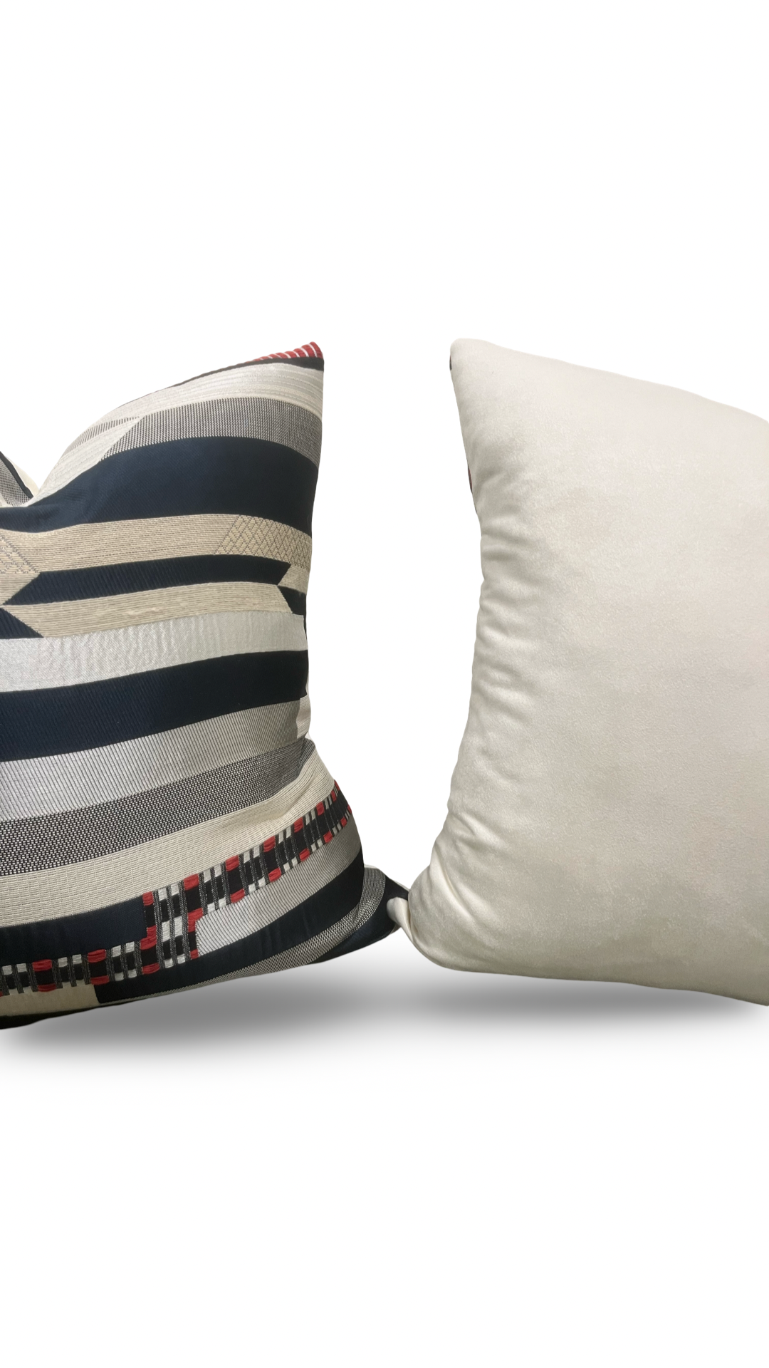 Dedar Decorative Pillow Babelia Abstract Jacquard 22x22" Knife Edge Cover