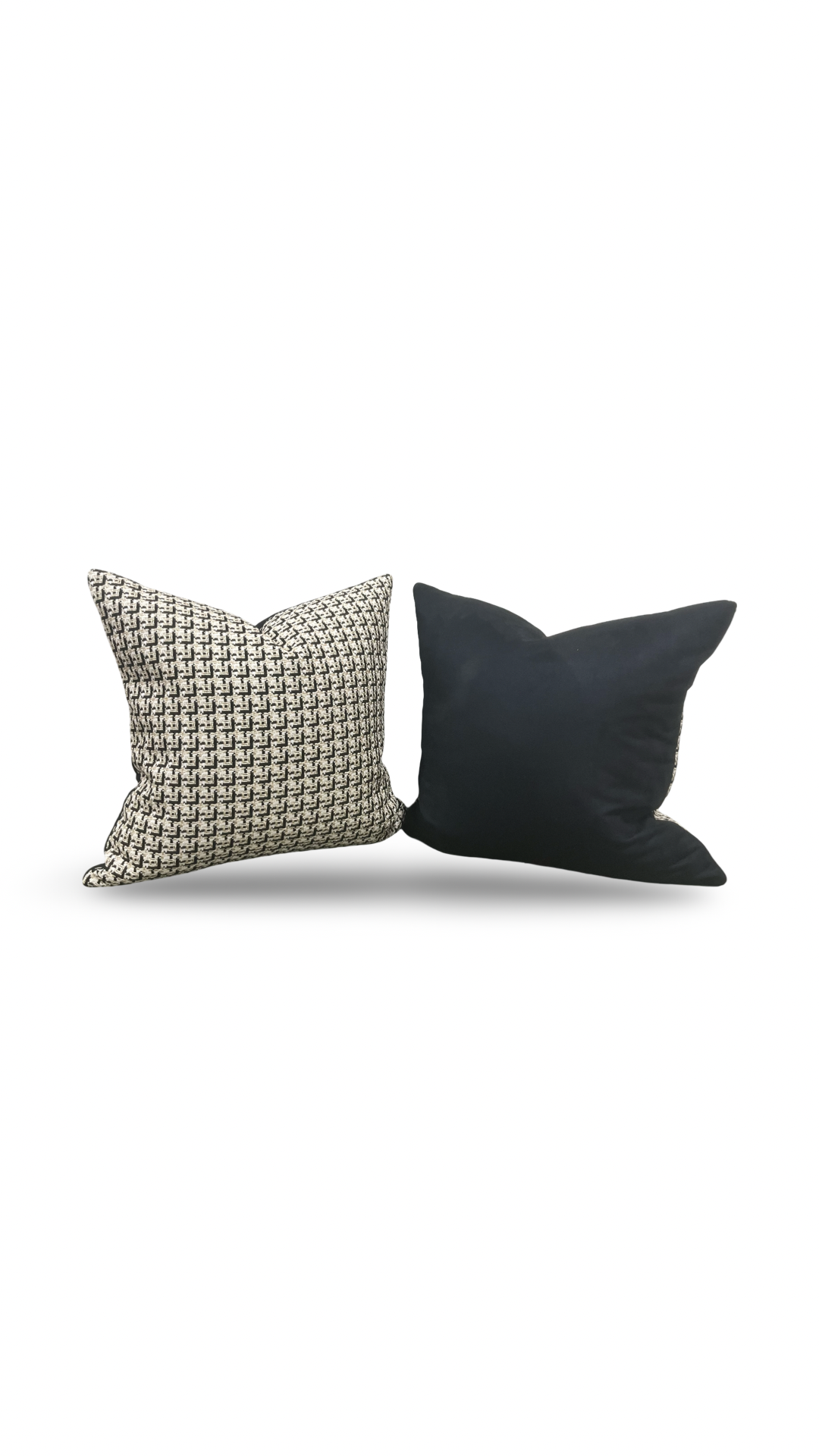 Designer Fabric Cherie Ivory 20x20" Knife Edge Decorative Throw Pillow