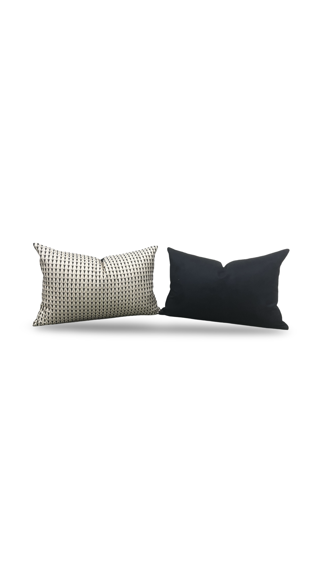 Dedar Lumbar Pillow White Cadillac 12X18" Knife Edge Cover