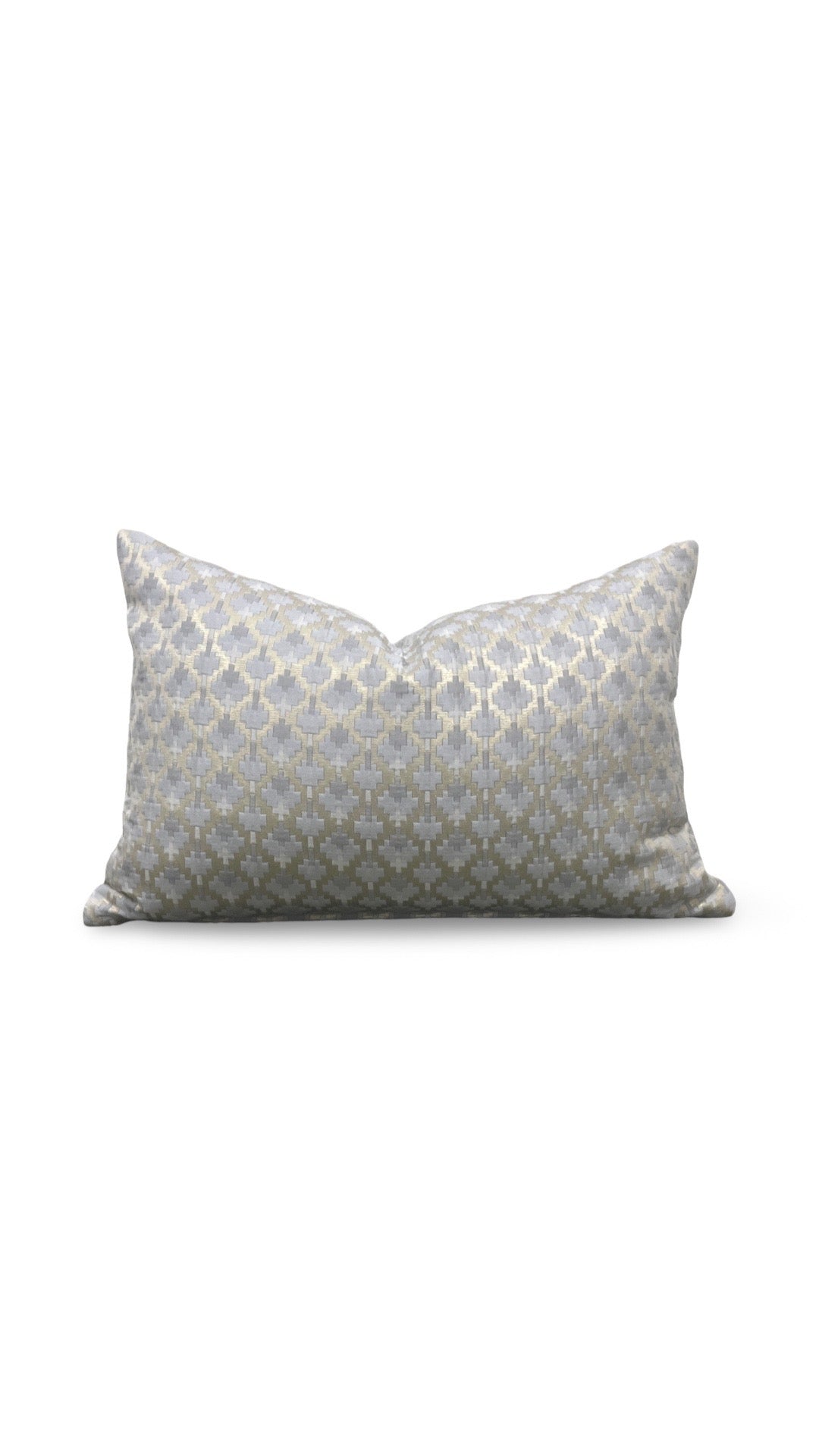 Dedar Lumbar Pillow Coriandoli Perla12x18" Knife Edge Cover