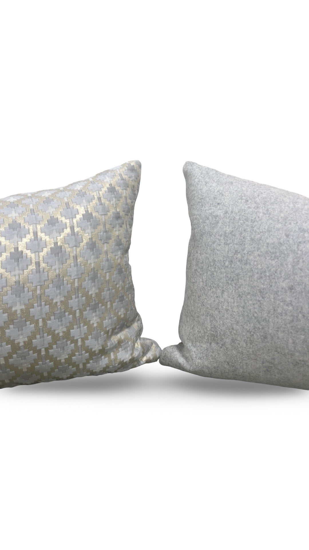 Dedar Lumbar Pillow Coriandoli Perla12x18" Knife Edge Cover