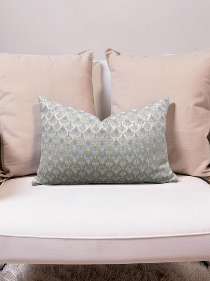 Dedar Lumbar Pillow Coriandoli Perla12x18" Knife Edge Cover