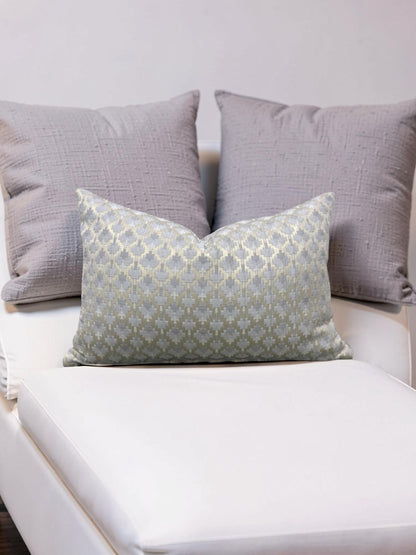 Dedar Lumbar Pillow Coriandoli Perla12x18" Knife Edge Cover