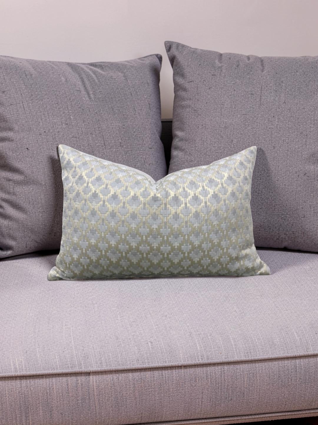 Dedar Lumbar Pillow Coriandoli Perla12x18" Knife Edge Cover