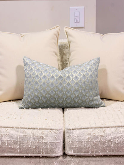 Dedar Lumbar Pillow Coriandoli Perla12x18" Knife Edge Cover