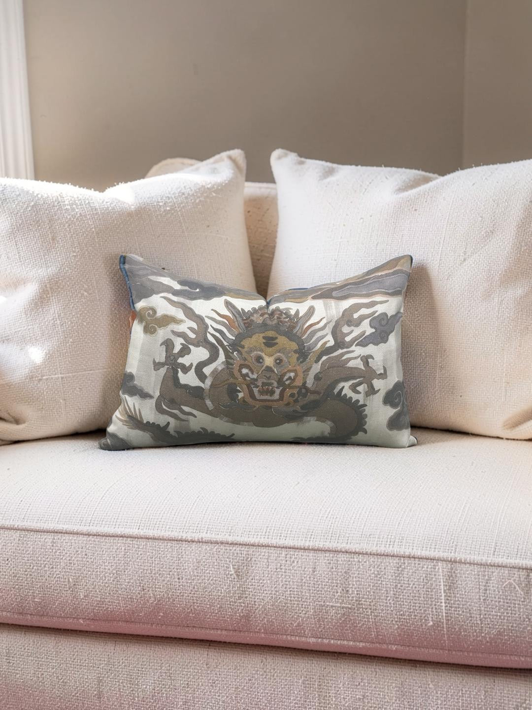 Designs of the Time Lumbar Pillow Glaurung Dragon 12x18" Knife Edge Cover