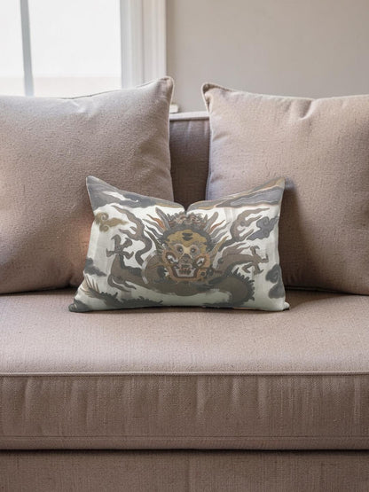 Designs of the Time Lumbar Pillow Glaurung Dragon 12x18" Knife Edge Cover