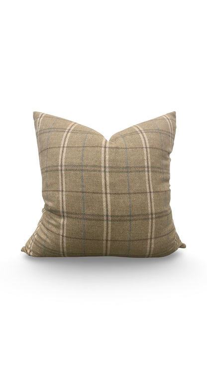 Mulberry Decorative Pillow Islay Sage 22x22" Knife Edge Cover
