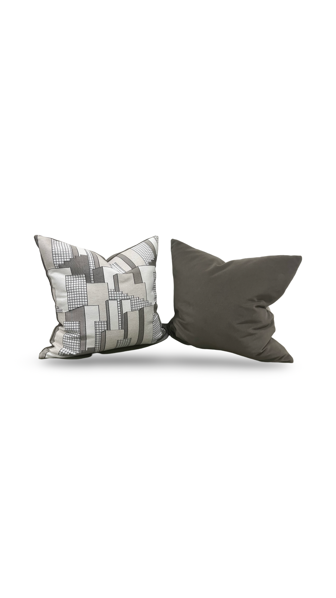 Archiutopia Eutropia 22x22" Knife Edge Decorative Throw Pillow