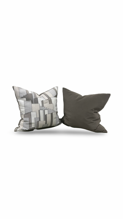 Archiutopia Eutropia 22x22" Knife Edge Decorative Throw Pillow