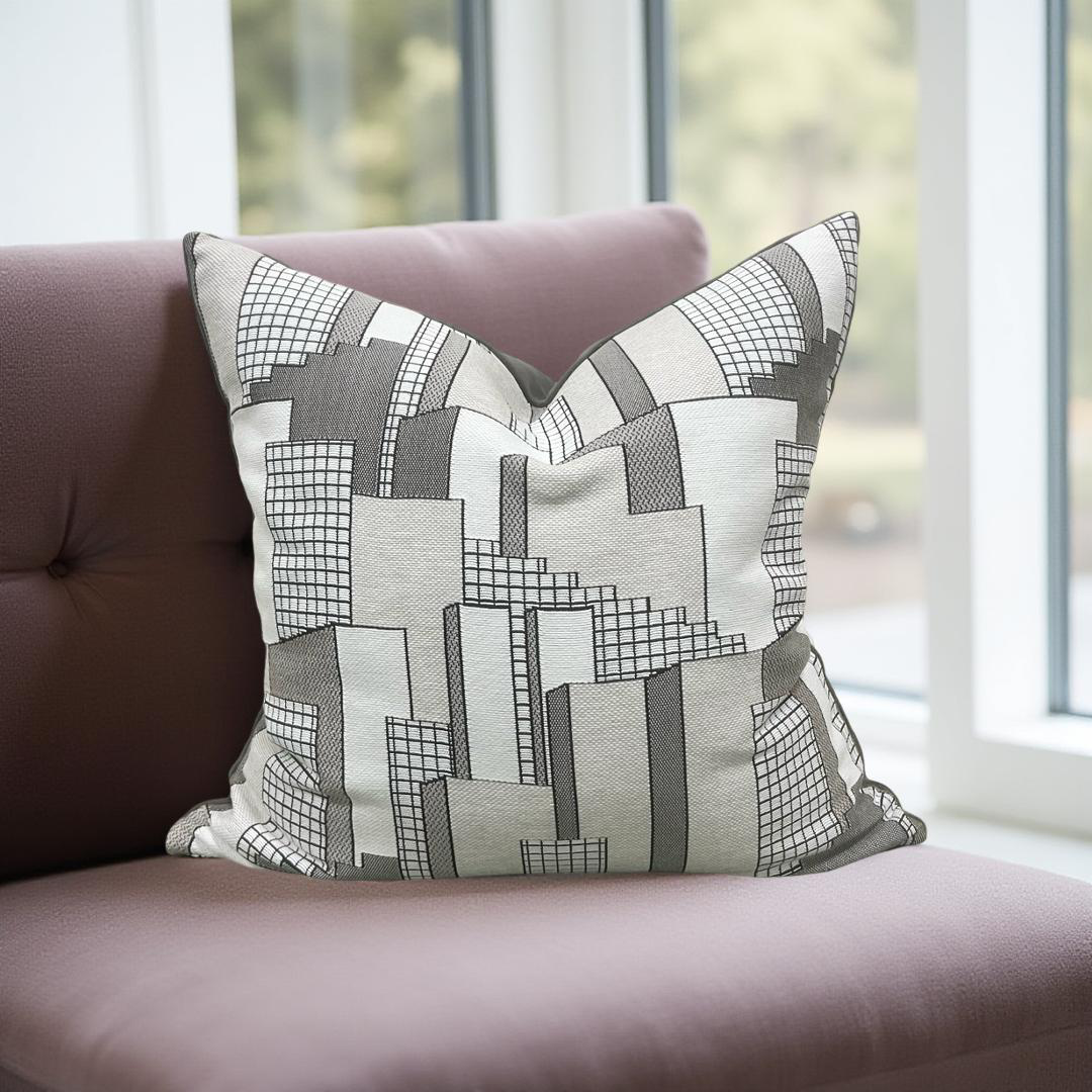 Archiutopia Eutropia 22x22" Knife Edge Decorative Throw Pillow