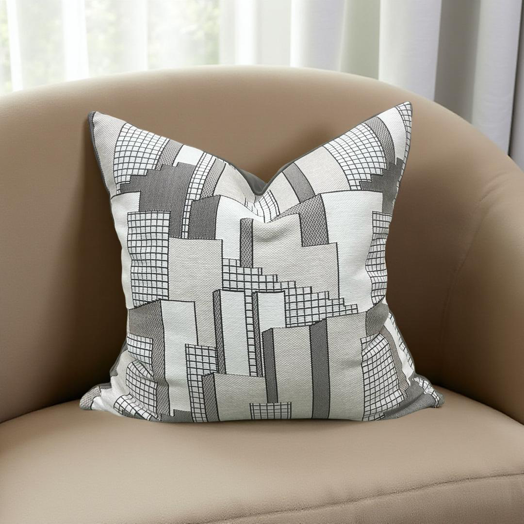 Archiutopia Eutropia 22x22" Knife Edge Decorative Throw Pillow
