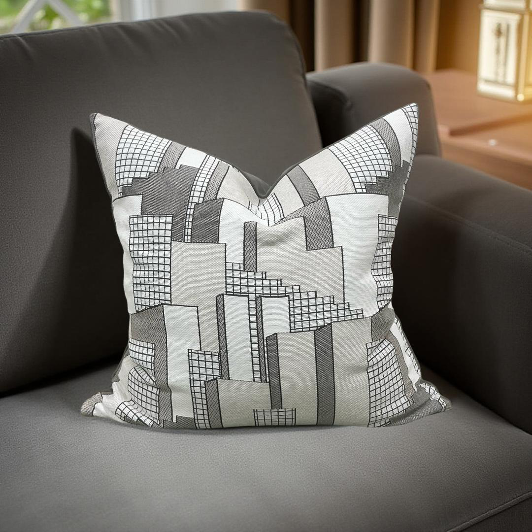 Archiutopia Eutropia 22x22" Knife Edge Decorative Throw Pillow