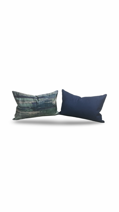 Echion Marine 12X18" Knife Edge Decorative Lumbar Pillow