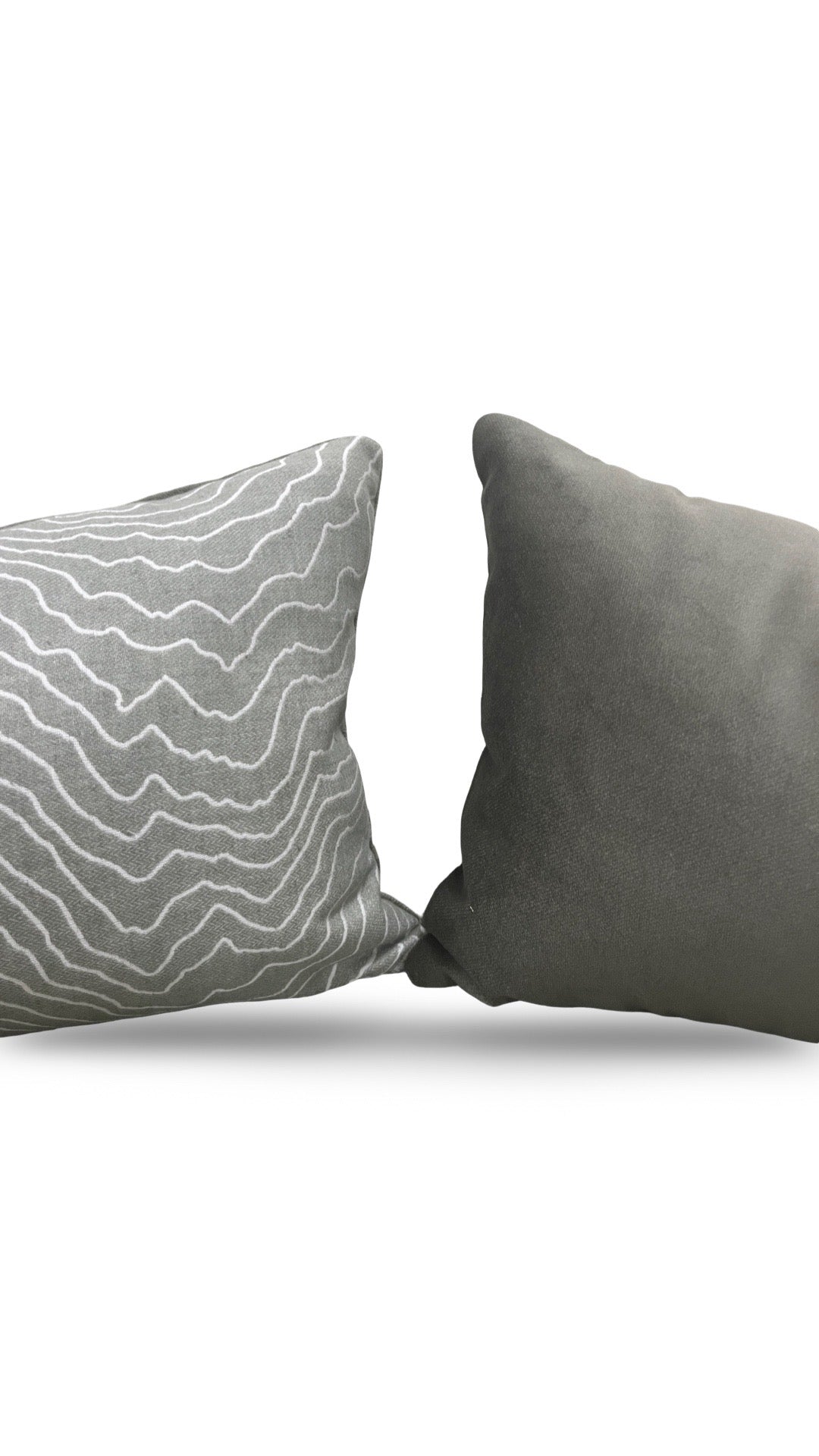 Lumbar Pillow Ecliptic Ash 12x18" Knife Edge Cover