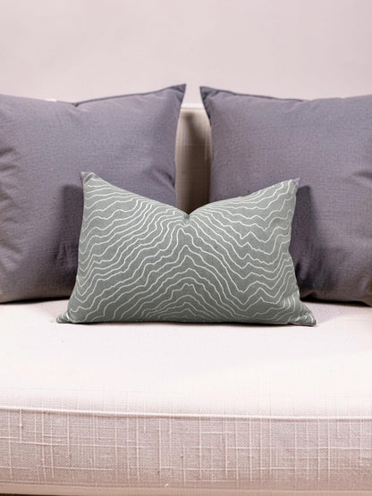 Lumbar Pillow Ecliptic Ash 12x18" Knife Edge Cover