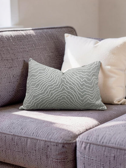 Lumbar Pillow Ecliptic Ash 12x18" Knife Edge Cover