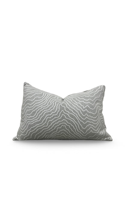 Lumbar Pillow Ecliptic Ash 12x18" Knife Edge Cover