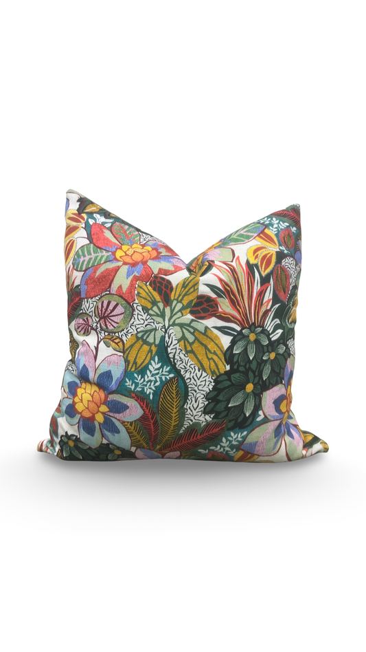 Unicorn Pillow Neutrino Multi 20x20" Knife Edge Decorative Throw Pillow